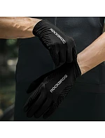 Cyklistické rukavice Rockbros jar/leto/jeseň, plné, veľkosť: L - čierne