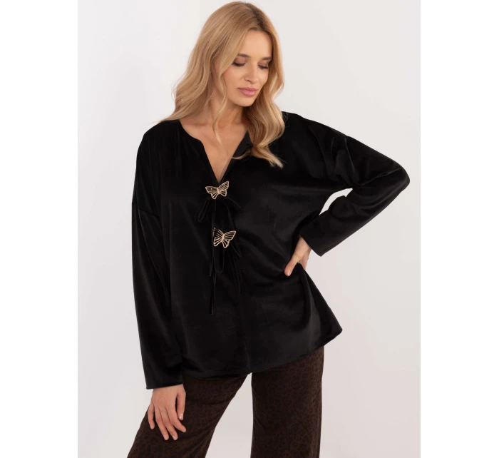 Blúzka DHJ BZ 19916.03P čierna