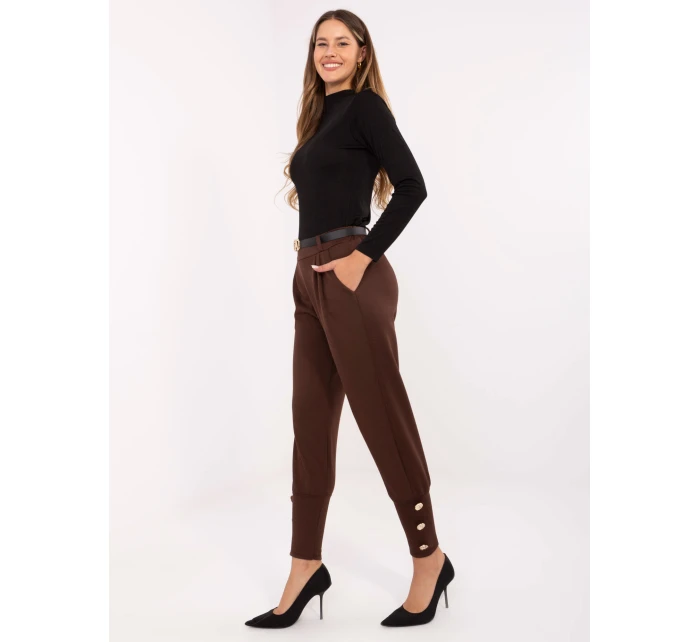 Nohavice IT SP 21679.03 tmavohnedé