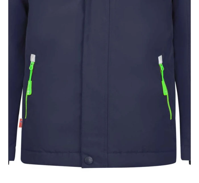 Kids Snow Jacket Pro winter navy blue bunda s kapucí model 21784050 - Trollkids
