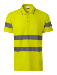 Rimeck HV Runway M polokošeľa MLI-2V997 fluorescenčná žltá pánske