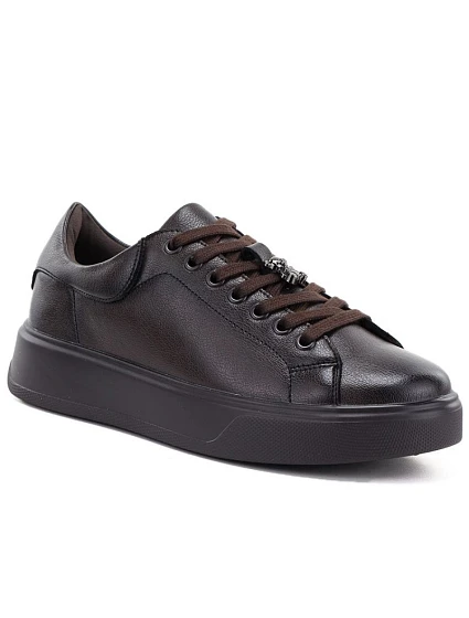 Černé semišové sandály na podpatku s model 22317837 - Potocki Černé semišové sandály na podpatku s model 22317837 - Potocki