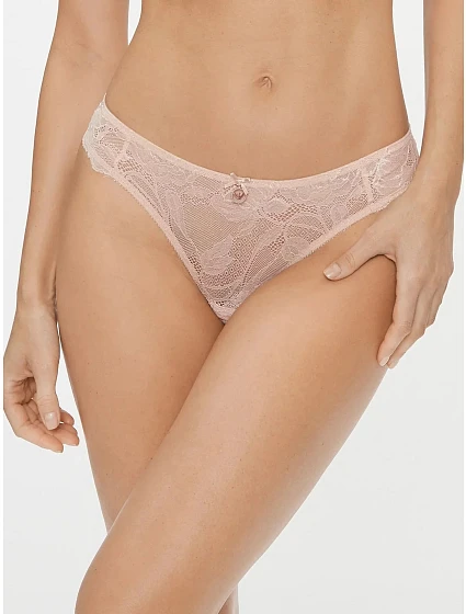 Dámské kalhotky nude model 19062135 - Emporio Armani Dámské kalhotky nude model 19062135 - Emporio Armani
