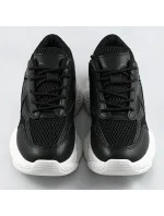 Čierne dámske športové topánky (170)