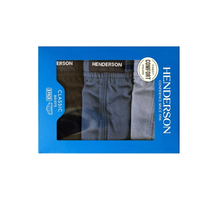 Pánské slipy 3 pack 1446 Basic model 21481233 - Henderson Pánské slipy 3 pack 1446 Basic model 21481233 - Henderson