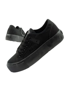 Lee Cooper Dámske športové tenisky Textilná platforma Black Women's