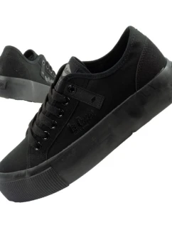 Lee Cooper Dámske športové tenisky Textilná platforma Black Women's