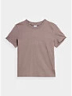 Dámske tričko z organickej bavlny 4FWAW23TTSHF1169-83S béžové - 4F