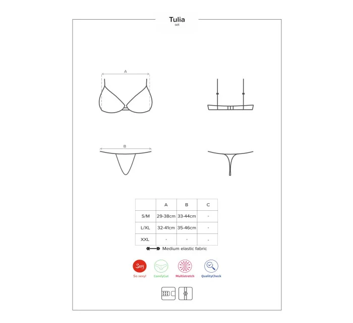 Perfektný set Tulia set - Obsessive