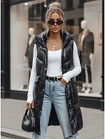 Dámska prešívaná vesta MARIEL čierna FashionStreet TY3017 Dámska prešívaná vesta MARIEL čierna FashionStreet TY3017