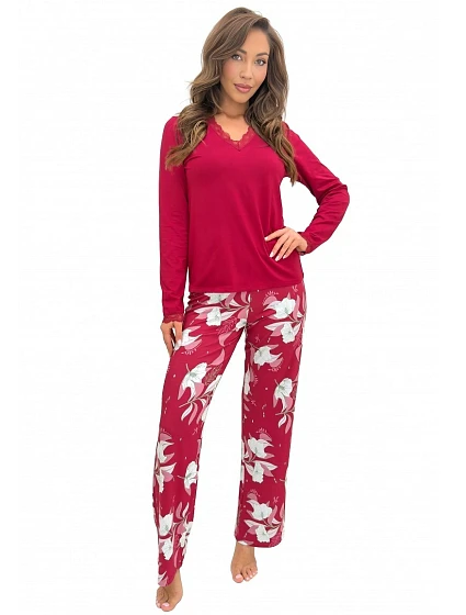 Pyžamo Brigitte model 22305902 délka rukávů S–2XL - Donna Pyžamo Brigitte model 22305902 délka rukávů S–2XL - Donna