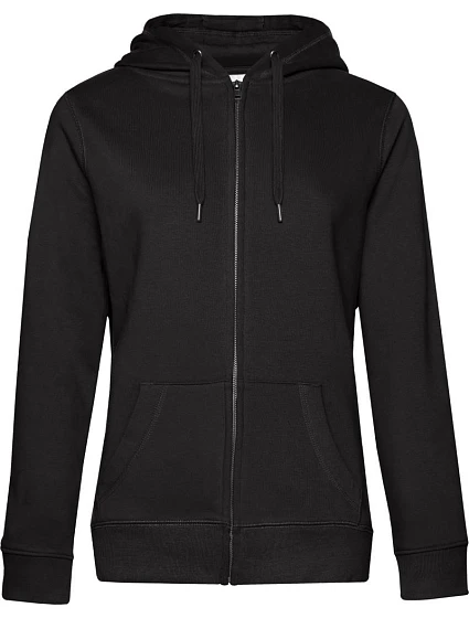 B&C QUEEN Zipped Hood_° Dámska mikina s kapucňou 01.W03Q black pure B&C QUEEN Zipped Hood_° Dámska mikina s kapucňou 01.W03Q black pure