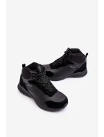Męskie Buty Trekkingowe Ocieplane Czarne Big Star MM174334
