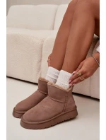 Śniegowce Z Naturalnego Zamszu Ocieplane Futerkiem Vinceza 97961 Beżowe Śniegowce Z Naturalnego Zamszu Ocieplane Futerkiem Vinceza 97961 Beżowe