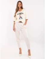 Nohavice DHJ SP 20316.16 light beige Nohavice DHJ SP 20316.16 light beige