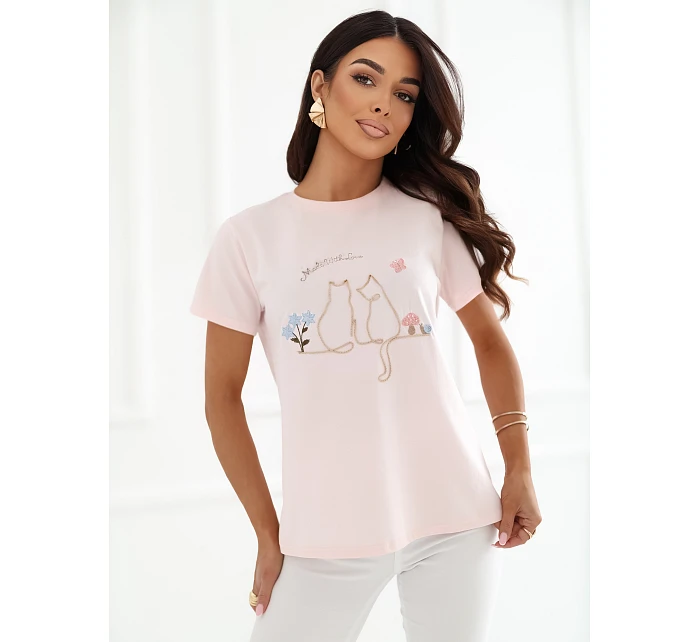 Tričko IR TS R2766.60 svetlo ružové