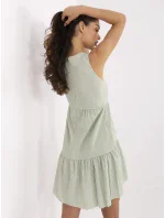 Sukienka WN SK pistacjowy model 18624410 - FPrice Sukienka WN SK pistacjowy model 18624410 - FPrice