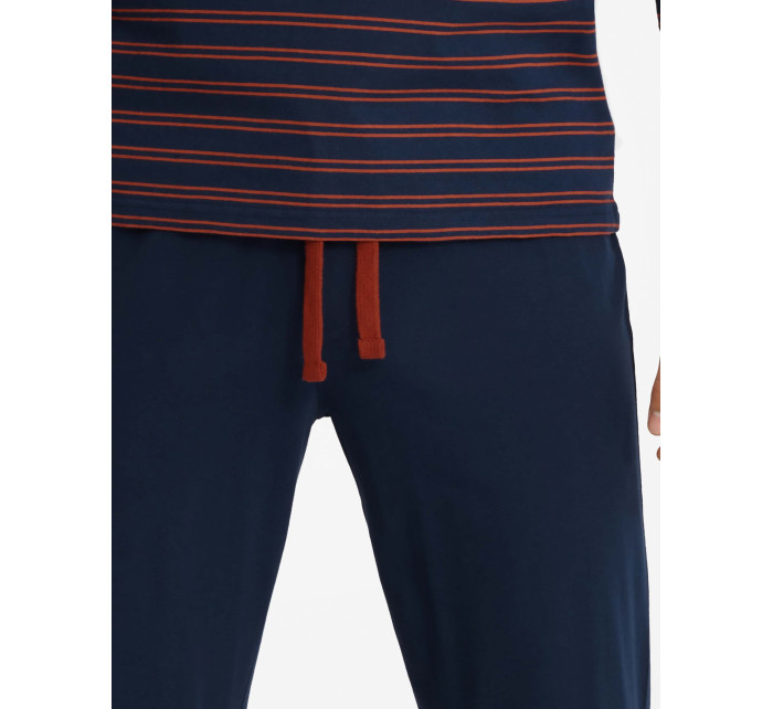 Pánské pyžamo  Tmavě modrá s červenou  model 19499275 - Henderson