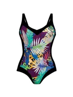 Jednodílné dámské plavky černé s potiskem model 20279180 - Anita Jednodílné dámské plavky černé s potiskem model 20279180 - Anita