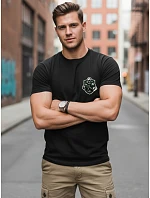 Pánske tričko s minimalistickou potlačou a taktickým motívom NX089R