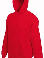 Fruit of the Loom Classic Hooded Sweat Mikina s kapucňou 16.2208 červená