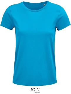 SOL'S Crusader Women Dámské tričko z bio bavlny 25.3581 aqua