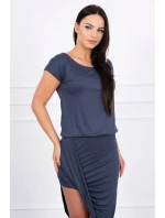 Asymetrické grafitové šaty Asymetrické grafitové šaty