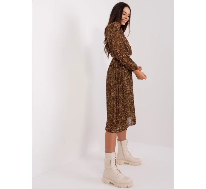 Šaty DHJ SK 10536N 3.31X hnedá