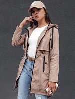 Dámska prechodná bunda GLAMJACKET béžová FashionStreet TY4383