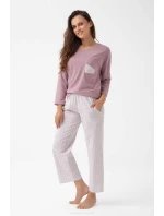 Luna 339 7/8 M-2XL Z25/26 dámske pyžamo