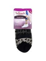 Módne silonkové ponožky s bodkami TRENDY SOCKS - Bellinda - čierna