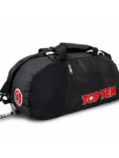 Športová taška TOP TEN s funkciou batohu 55 x 29 x 27 cm TOR-P6A čierna (CENY SA MENIA)