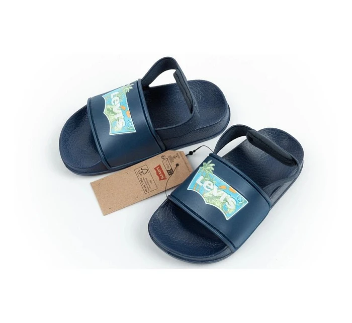 Levi's Pool S Mini Boys Navy Blue Detské sandále Levi's Pool S Mini Boys Navy Blue Detské sandále