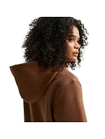 Dámská mikina Nike Studio Fleece Medium Weight, světle hnědá, IM8100 259