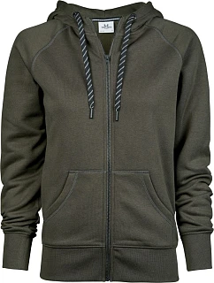 TJ Dámská mikina s kapucí 18. deep green model 22497998 - Tee Jays