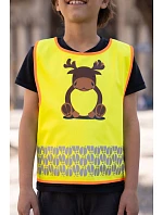 Korntex FUN Detská bezpečnostná vesta 76.FUNY hi vis yellow/elephant Korntex FUN Detská bezpečnostná vesta 76.FUNY hi vis yellow/elephant
