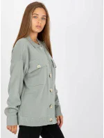 Dámsky sveter D90039W90818A3 svetlo zelený