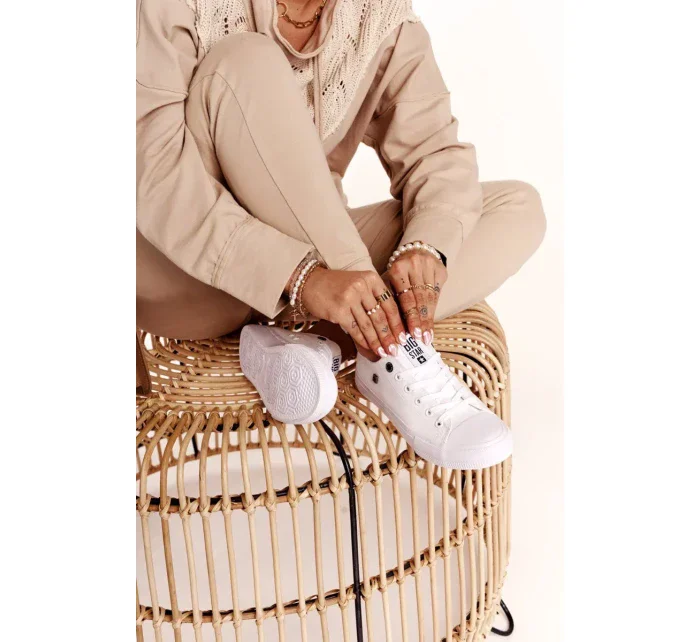 Dámské klasické tenisky Big Star - bílé