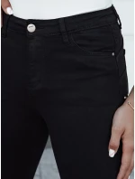 Dámske džínsové nohavice slim fit ACORN black FashionStreet UY2156