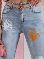 Dámské džínové kalhoty slim fit modré Dstreet model 21985367 - FashionStreet