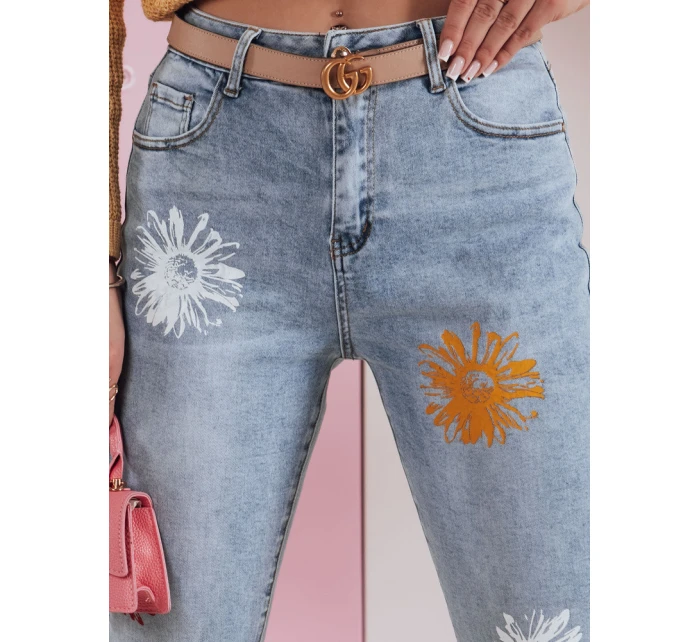 Dámské džínové kalhoty slim fit modré Dstreet model 21985367 - FashionStreet