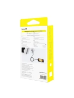 Baseus Dura USB-Type C 60W 2m kábel (čierny/zlatý) Baseus Dura USB-Type C 60W 2m kábel (čierny/zlatý)