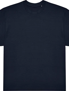 B&C #E220 Tričko Oversized z hrubej bavlny 01.012T, tmavomodré