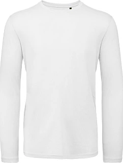 B&C Inspire LSL T /men_° Pánske tričko s dlhým rukávom 01.TM70 biele
