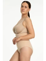 Julimex 441 bezšvové nohavičky s vysokým pásom farba:béžová