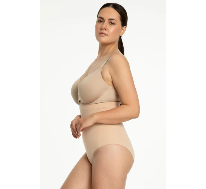 Julimex 441 bezšvové nohavičky s vysokým pásom farba:béžová