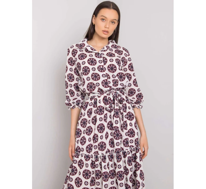 Šaty LK SK 508525.17 biele a červené Šaty LK SK 508525.17 biele a červené