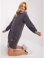 Bluza RV BL model 19069356 grafitowy - FPrice Bluza RV BL model 19069356 grafitowy - FPrice