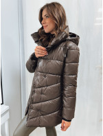 Dámsky prešívaný zimný kabát BLOOM mocha Dstreet TY4061