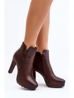 Topánky na podpätku model 189051 Step in style